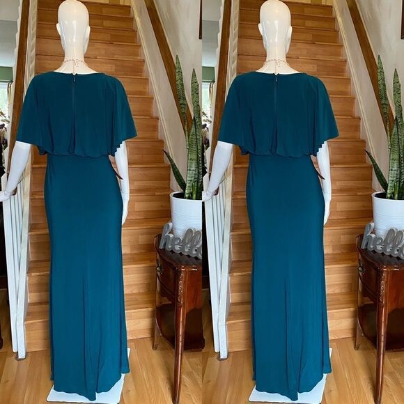 BHLDN teal Lena Flutter Sleeve Jersey - Picture 4 of 10